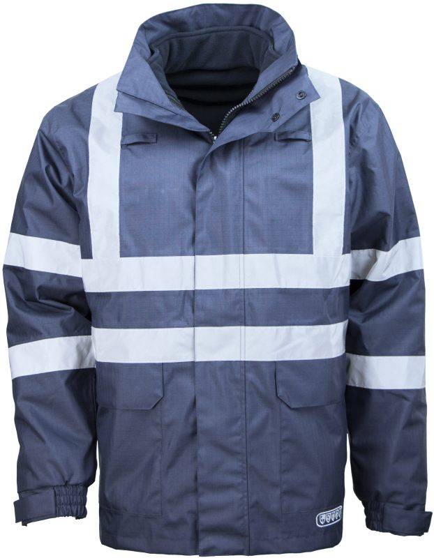 Multinormparka marine gefüttert 98% Polyester/2% Carbon Gr. L
