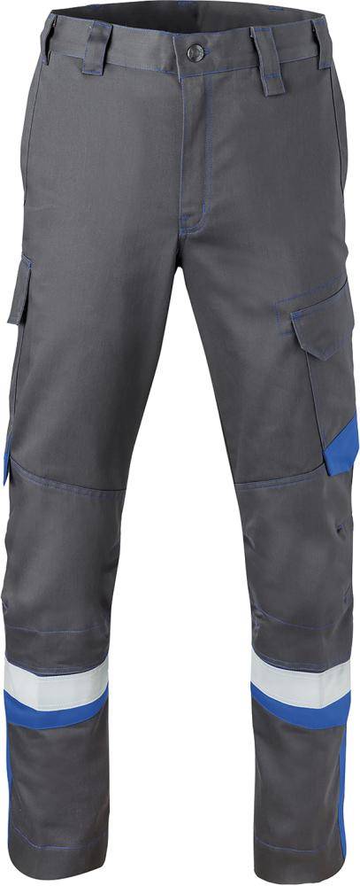 Bundhose, 80340 Gr.56, kohlengrau/blau