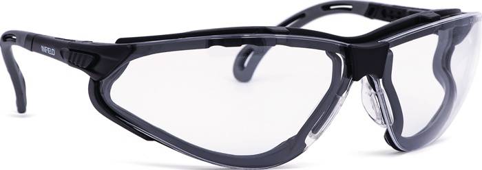 Schutzbrille Terminator Xtra EN 166 Fassung:schwarz Scheibe:klar PC INFIELD SAFE