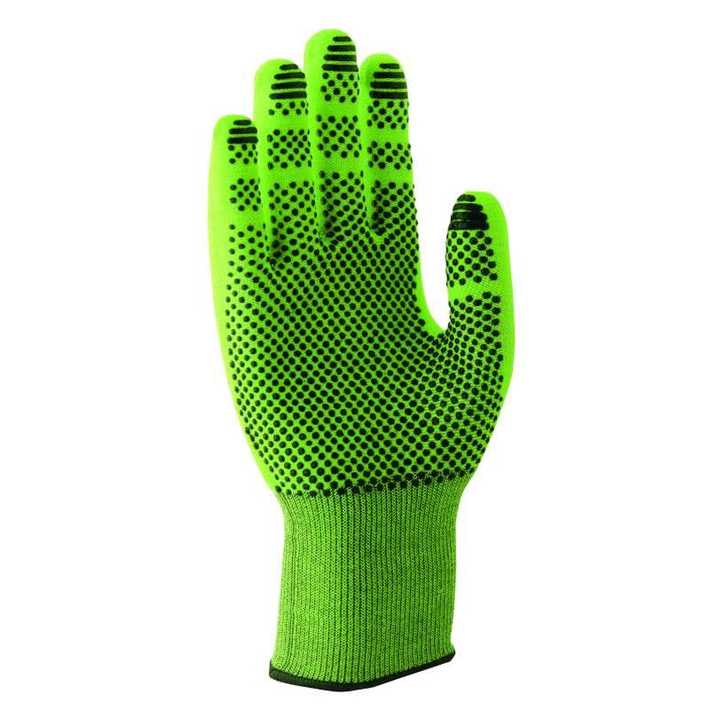 Schnittschutzhandschuh C500 dry Gr.9 Level 5 lime m. Benoppung EN 388