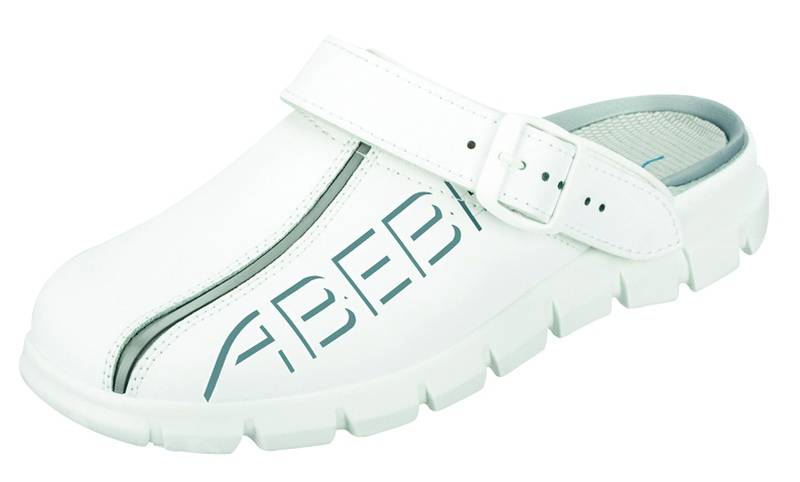 Berufsclog Dynamic 7310 weiß Gr. 45 TPU-Laufsohle Sanitized Glattleder