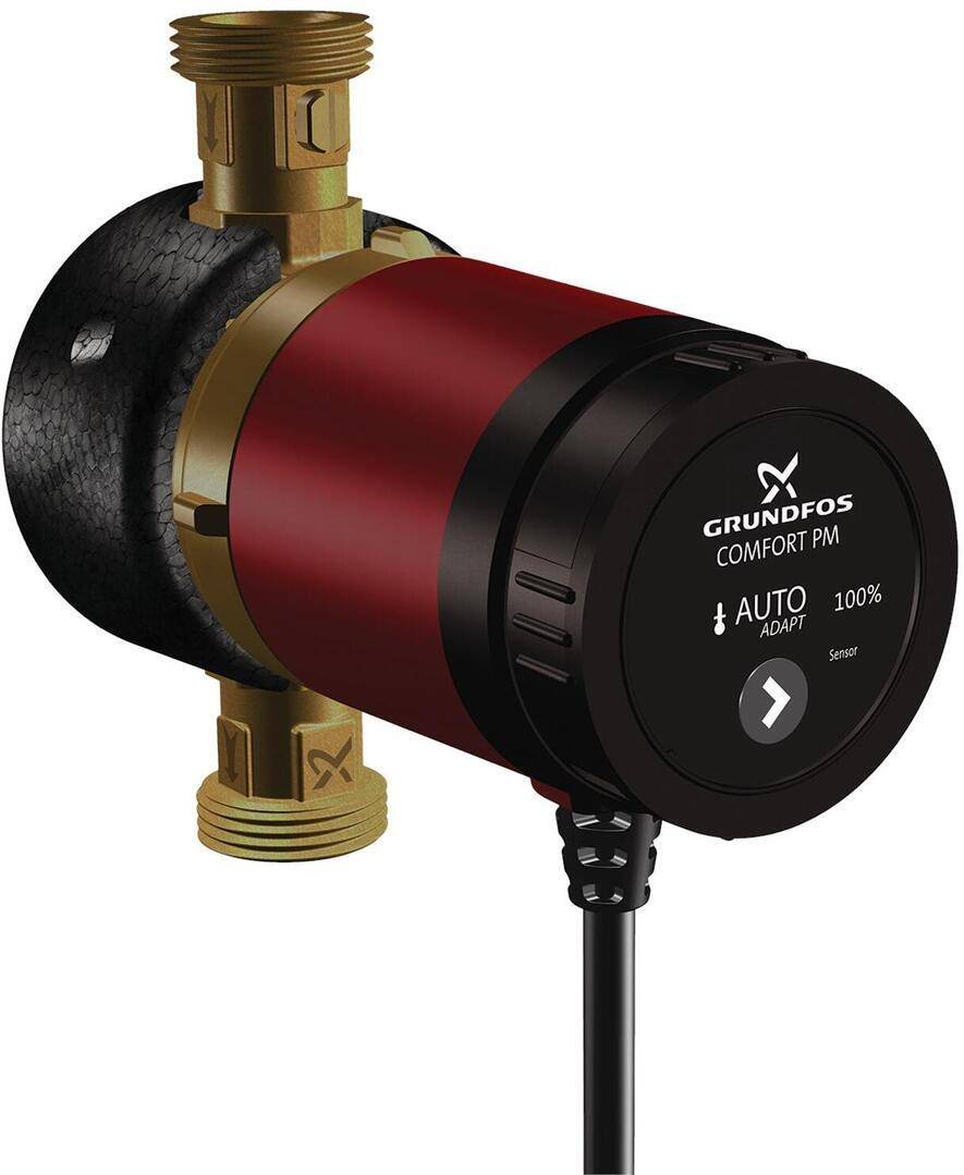 Grundfos Zirkulationspumpe COMFORT DACH 15-14BXA, 1 , 140mm