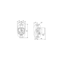 Grundfos Grundf Heizungsumwälzpumpe ALPHA2 230 V, PN 10, 180mm Typ Grundfos Grundf Heizungsumwälzpumpe ALPHA2 230 V, PN 10, 180mm Typ