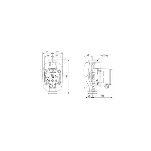 Grundfos Grundf Heizungsumwälzpumpe ALPHA2 230 V, PN 10, 180mm Typ Grundfos Grundf Heizungsumwälzpumpe ALPHA2 230 V, PN 10, 180mm Typ