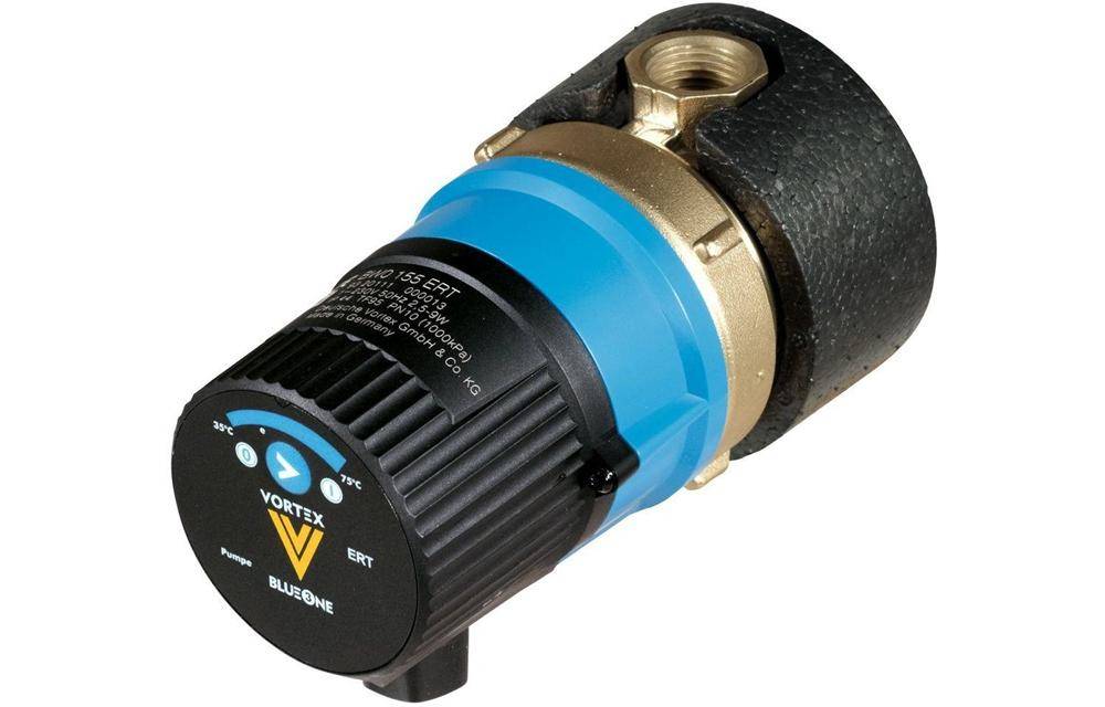 Vortex BW-Pumpe BLUEONE BWO 155 R ERT m elektron Regelthermostat o