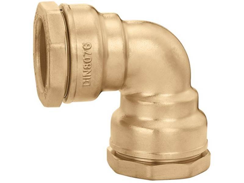 Caleffi Winkelverschraubung 866 Messing 40mm