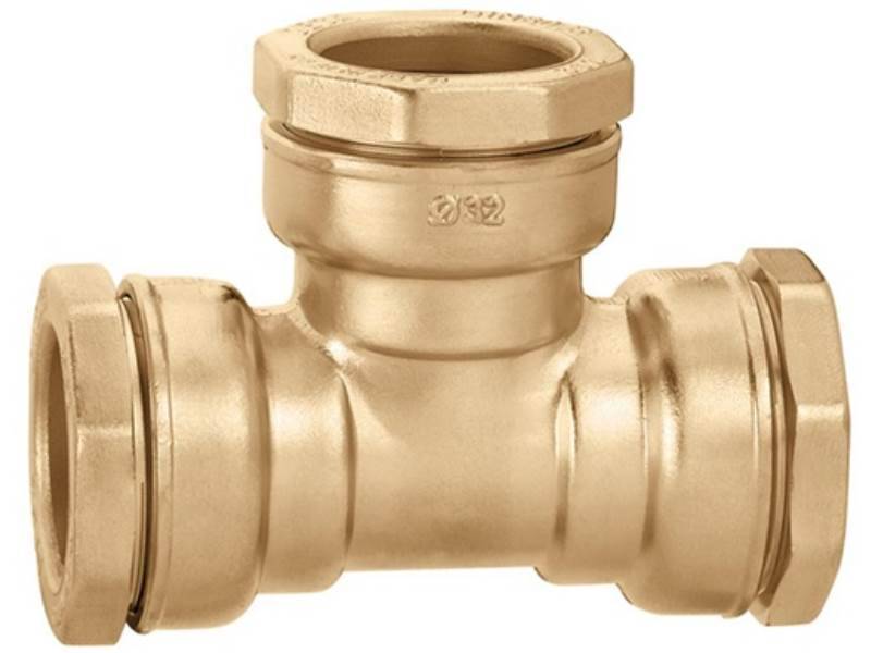 Caleffi T-Stück 864 Messing 25mm