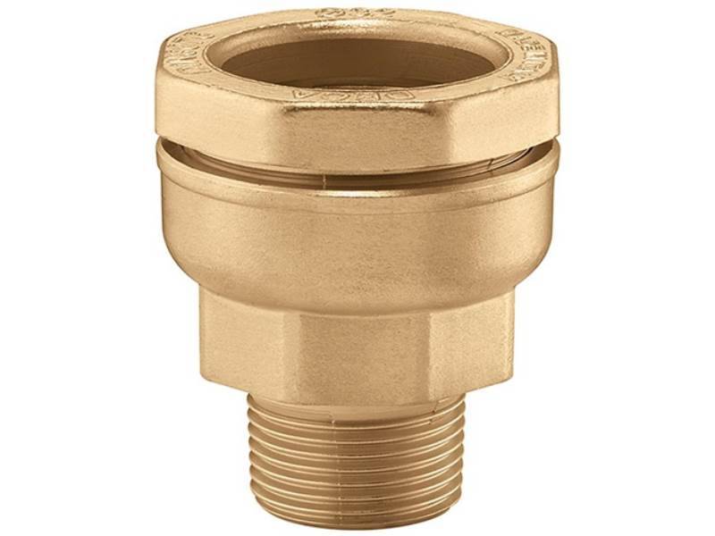 Caleffi Anschlussverschraubung 862 Messing, reduziert 40x1Zoll AG