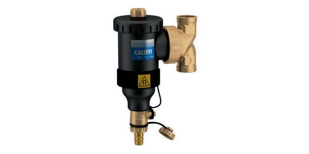 Caleffi Schlammabscheider 545 mit Magnet, aus Technopolymer 1Zoll mit