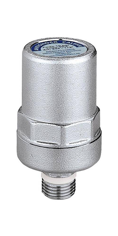 Caleffi Wasserschlagdämpfer 525 Messing, verchromt 1/2Zoll Messing,