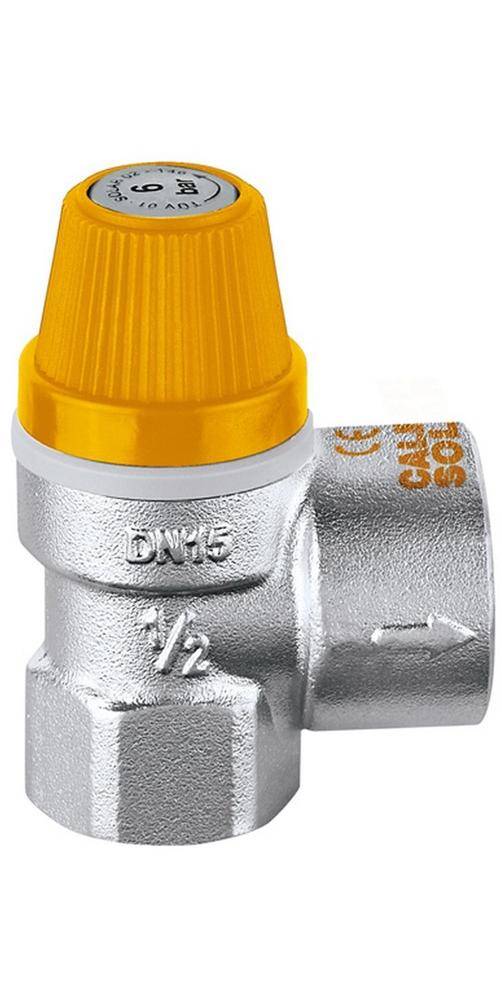 Caleffi Solar-Sicherheitsventil 253 1/2Zoll x 6 bar 1/2Zoll x 6 bar