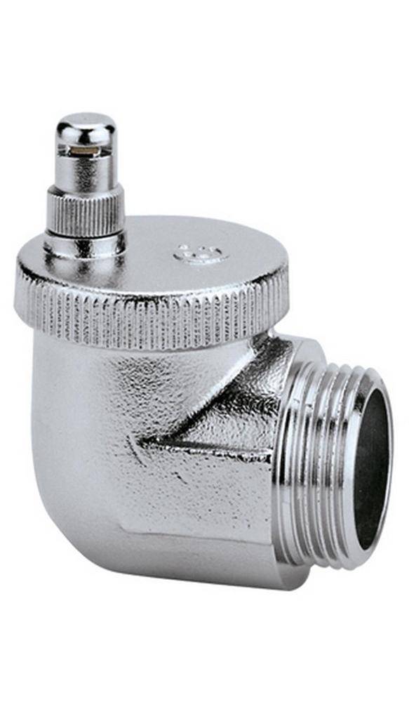 Caleffi Automatischer Schnellentlüfter 504 mit Aquastop, verchromt