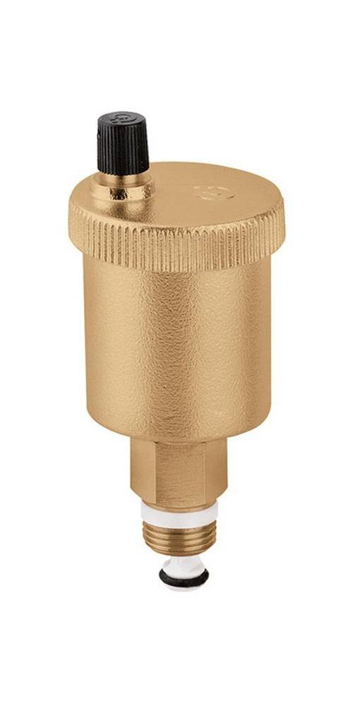 Caleffi Automatischer Schnellentlfter 502 Messing, mit Absperrung