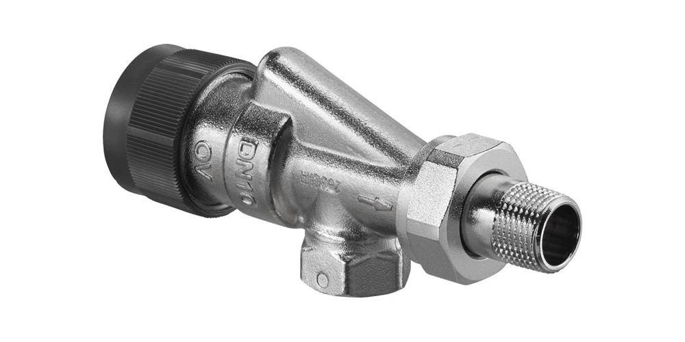 Oventrop OV Thermostatventil Baureihe A M 30x1,5, Vorlauf-Axial DN 15