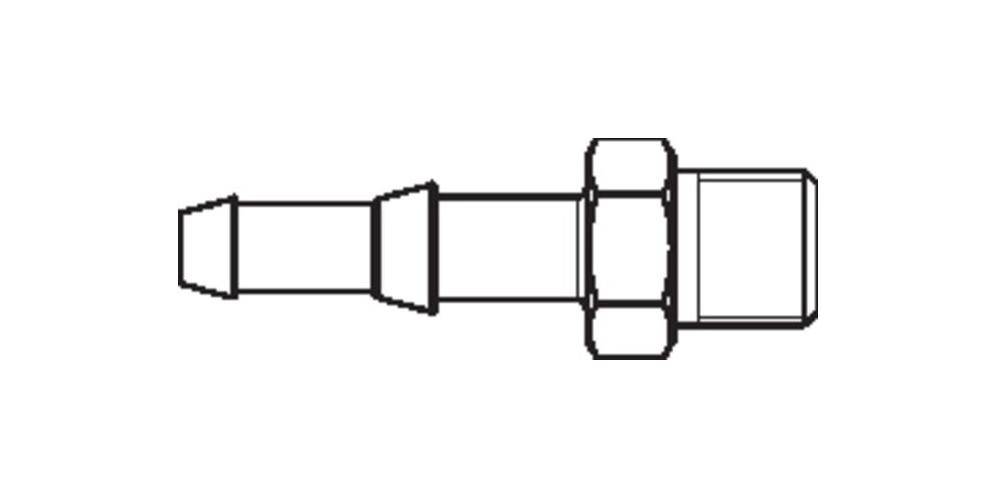 Oventrop OV Schlauchtlle 1/8Zoll AG, 4 und 6mm