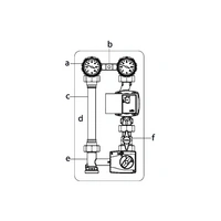 Oventrop Kessel-Anbindesystem Regumat M3-180 DN 25, mit PKH ohne Oventrop Kessel-Anbindesystem Regumat M3-180 DN 25, mit PKH ohne