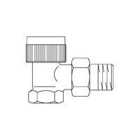 Oventrop Thermostatventil Baureihe AV 9 M 30 x 1,5, PN 10, Eck DN 20 Oventrop Thermostatventil Baureihe AV 9 M 30 x 1,5, PN 10, Eck DN 20