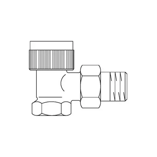 Oventrop Thermostatventil Baureihe AV 9 M 30 x 1,5, PN 10, Eck DN 20 Oventrop Thermostatventil Baureihe AV 9 M 30 x 1,5, PN 10, Eck DN 20