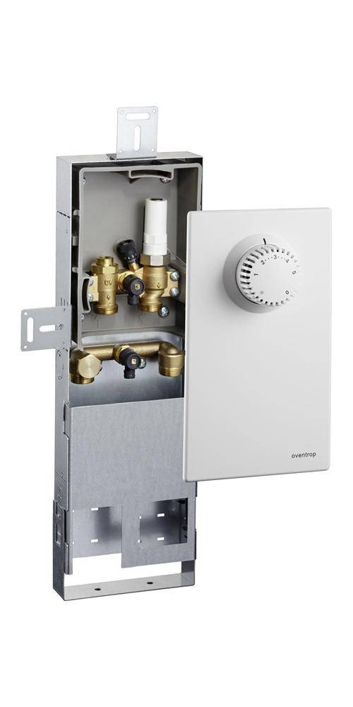 Oventrop Montagekanal für Unibox, mit Absperrung Bautiefe 57 mm