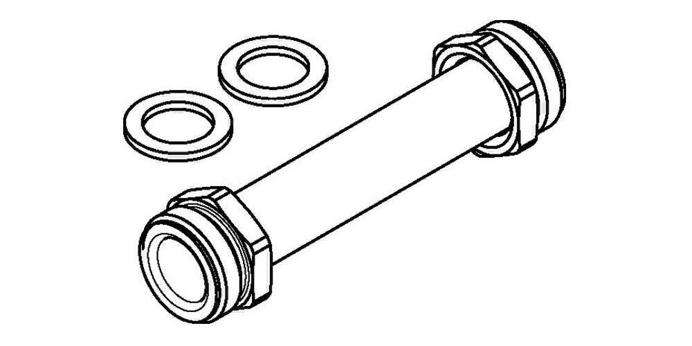Oventrop OV Edelstahl-Passstck G 3/4Zollx110mm