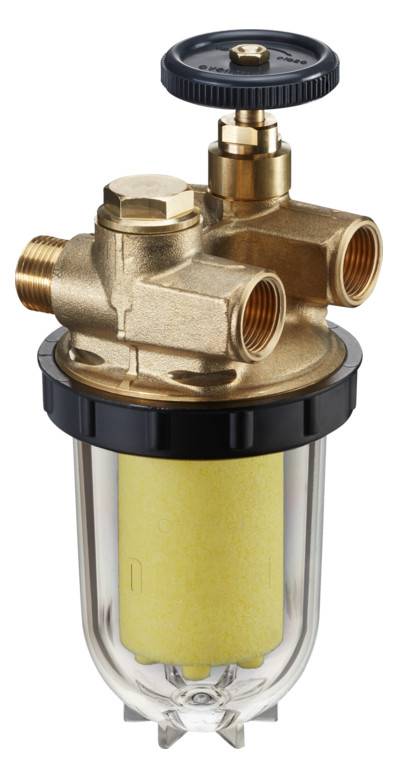 OVENTROP Heizölfilter-Zweistrang"Oilpur" DN10, 3/8"IG, 3/8"AG, Saugbetr., Siku
