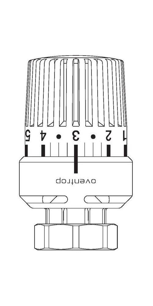 Oventrop Thermostat Uni LDVL mit Flüssig-Fühler weiß