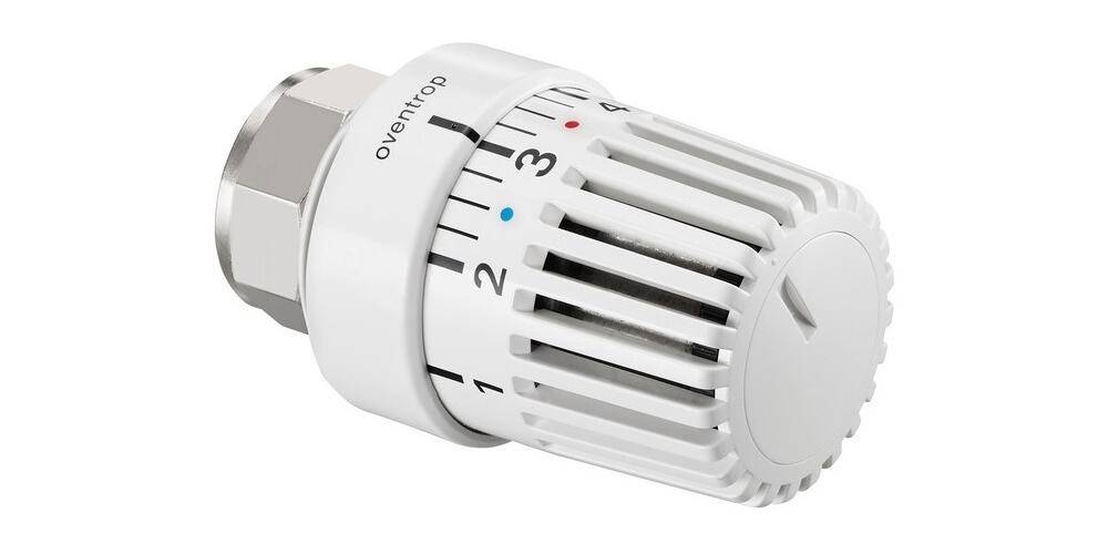 Oventrop OV Thermostat Uni LR 7-28 GradC, mit Flüssig-Fühler weiß
