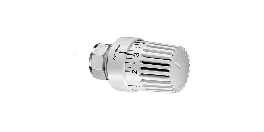 Oventrop OV Thermostat Uni LR 7-28 GradC, mit Flüssig-Fühler weiß