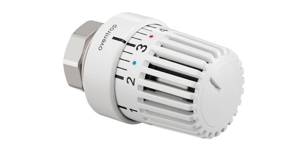 Oventrop OV Thermostat Uni LI 7-28 GradC, mit Flssig-Fhler wei