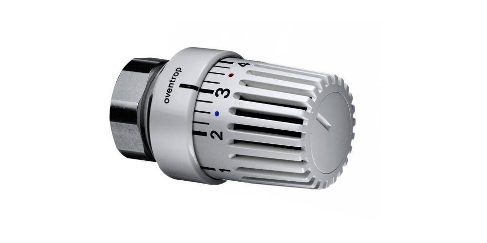 Oventrop OV Thermostat Uni LM 7-28 GradC, mit Flüssig-Fühler weiß