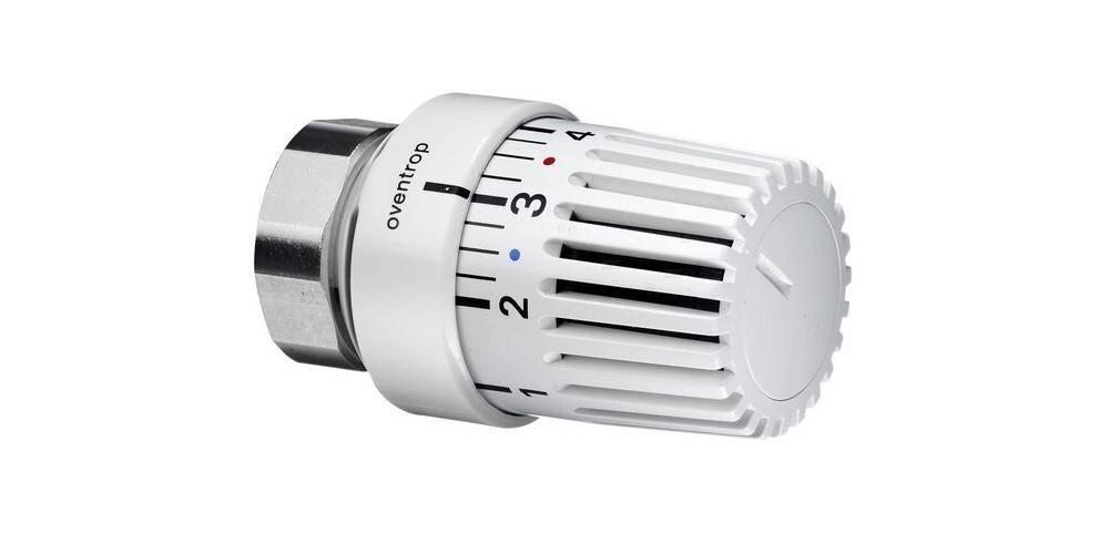 Oventrop OV Thermostat Uni LM 7-28 GradC, mit Flssig-Fhler wei