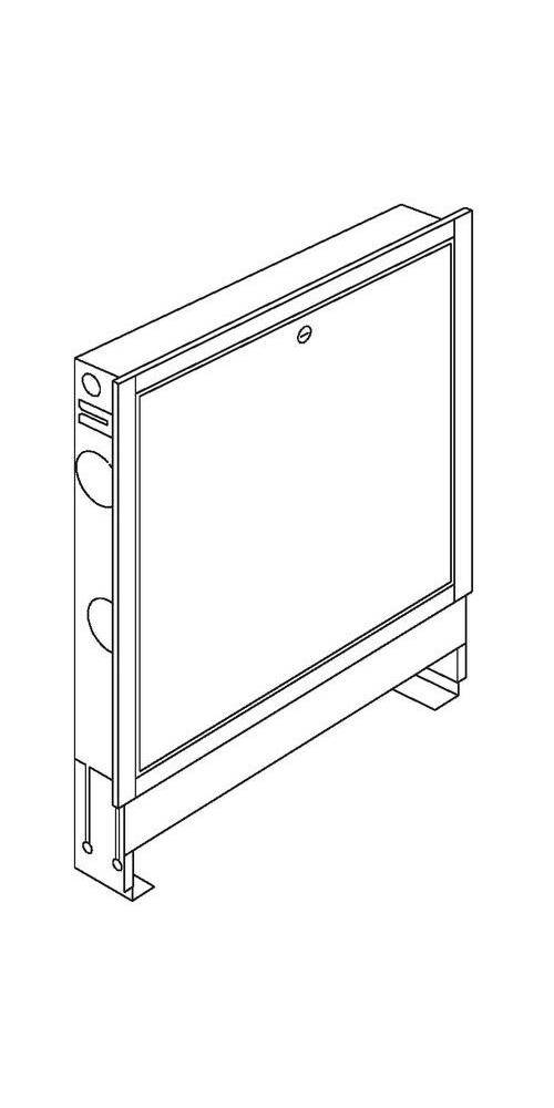 Oventrop OV Einbauschrank St verzinkt Nr. 3 900x760-885x115-180mm