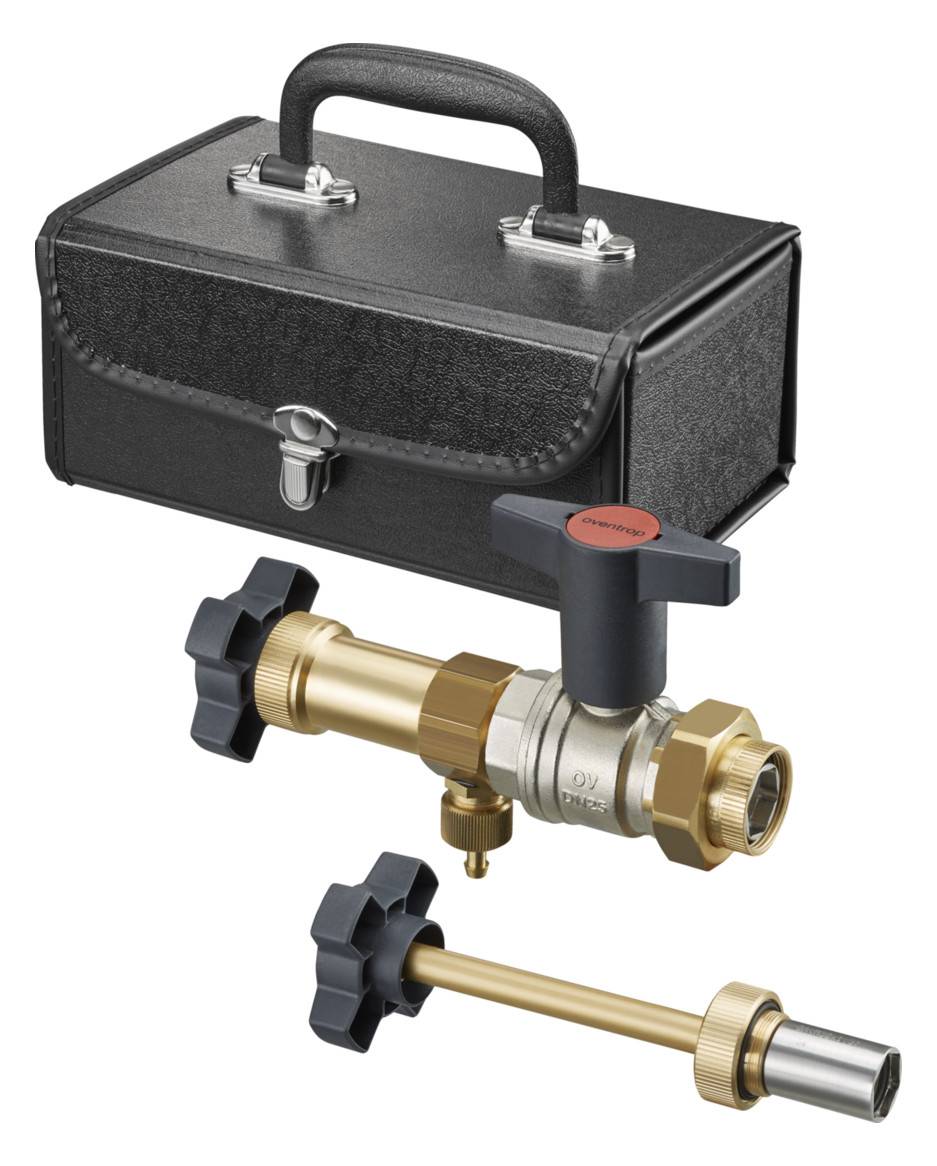 Oventrop Spezialwerkzeug Demo-Bloc Gewindeanschluss M30 x 1,5 mit Kupplungssatz für Thermostatventile AQ/AQH