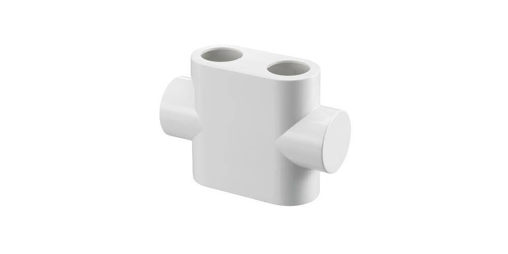 Oventrop OV Design-Abdeckung fr Multiblock T, Durchgangsform wei