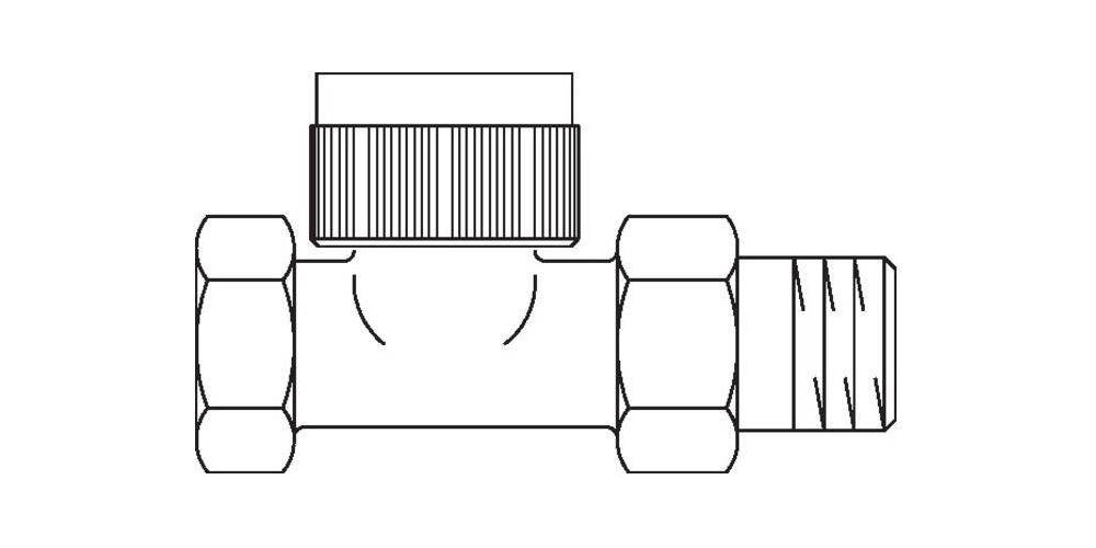 Oventrop OV Thermostatventil Baureihe AF M 30x1,5, PN 10, Durchgang