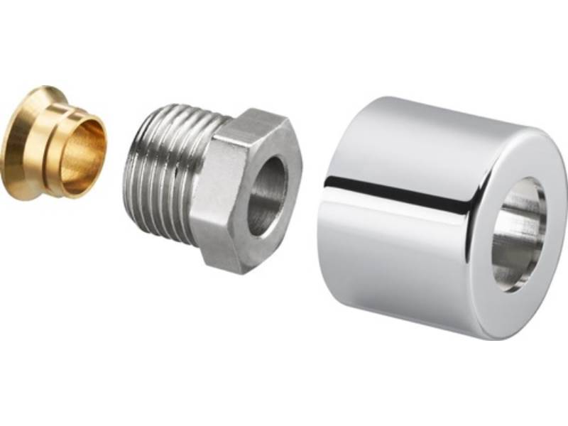 OVENTROP 1169093 OV Klemmringverschraubungs-Set für Baureihe E 1/2Zollx15mm, ve