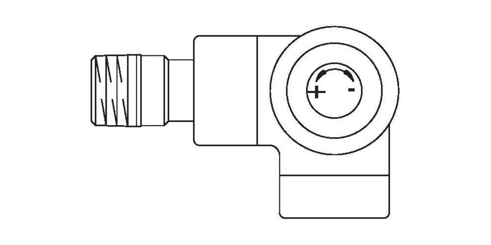 Oventrop OV Thermostatventil Baureihe E WEck rechts DN 15 1/2Zoll PN
