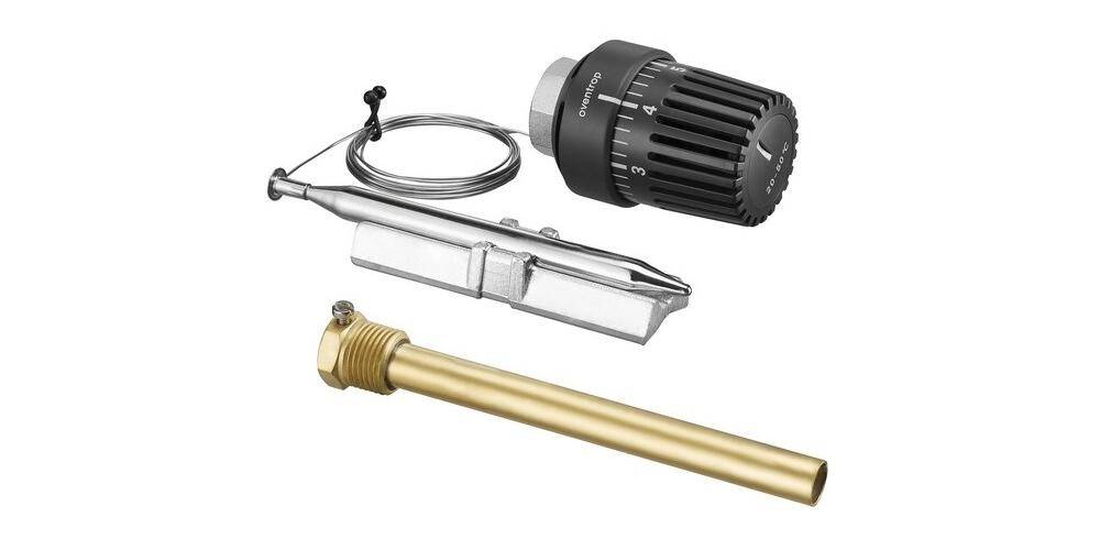 Oventrop OV Temperaturregler m Tauchf 40-70 GradC Kapillarrohr 2 m