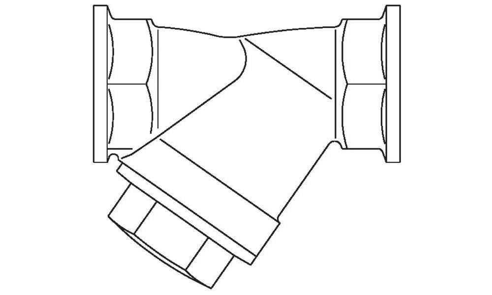 Oventrop OV Schmutzfänger PN 25, Einfachsieb 600 my DN 20, 3/4Zoll