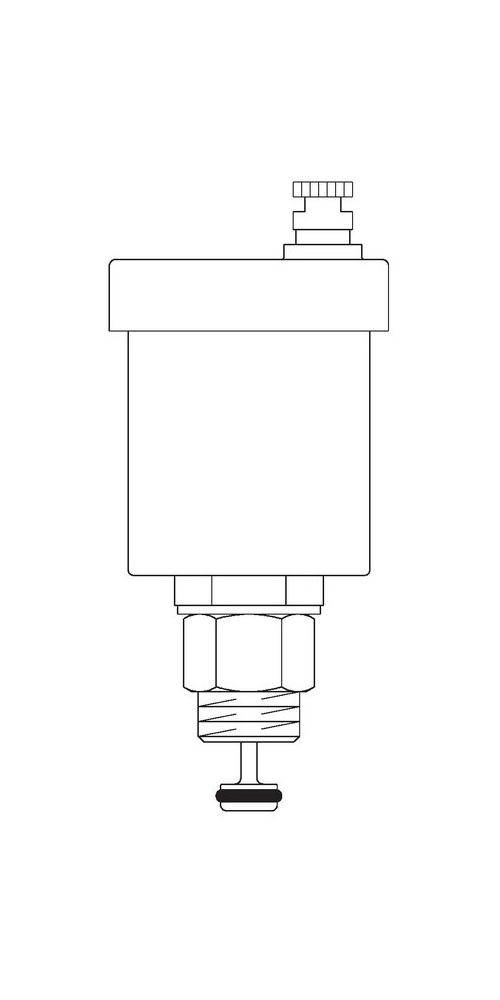 Oventrop Schnellentlüfter Entlüfter mit Absperrautomat, PN 10,