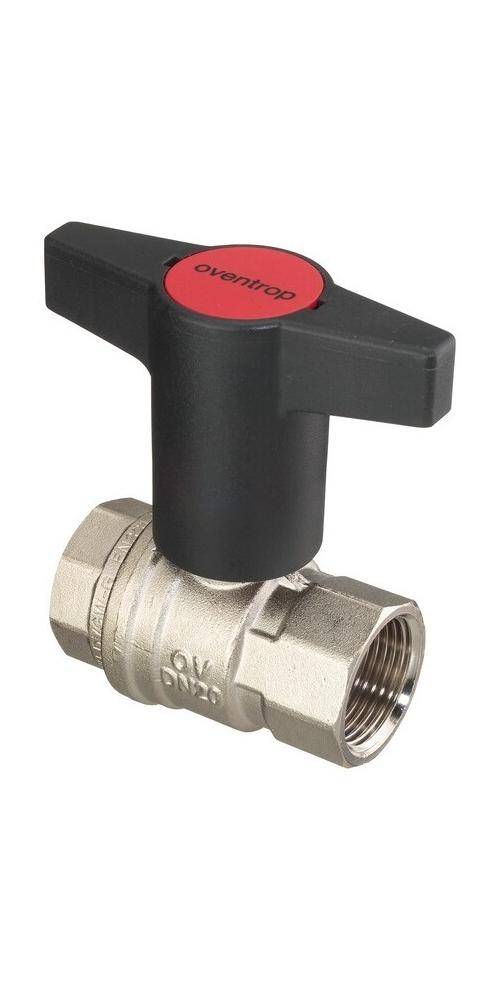 Oventrop Knebelgriff-Kugelhahn Optibal PN 16, Messing DN 25, 1Zoll IG