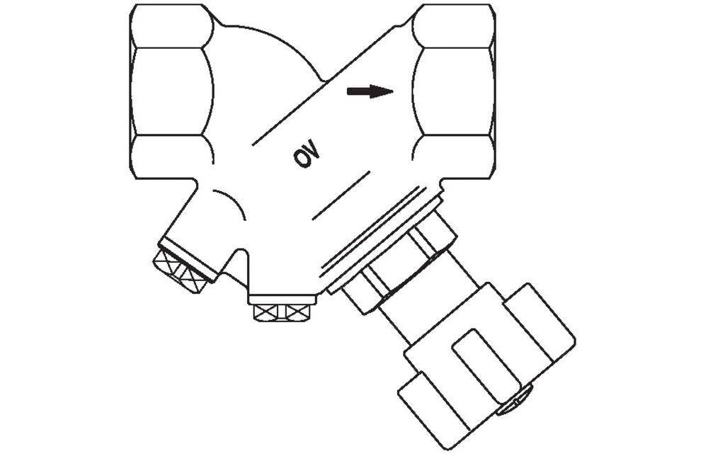 Oventrop OV Strangabsperrventil Hydrocontrol ATR PN 25 2 x