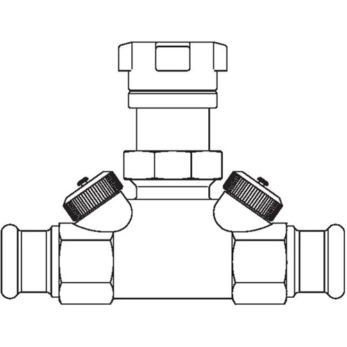 Oventrop Strangabsperrventil Hycocon APZ Messing, beiderseits Pressanschluss DN 32, Ø 35 mm Oventrop Strangabsperrventil Hycocon APZ Messing, beiderseits Pressanschluss DN 32, Ø 35 mm