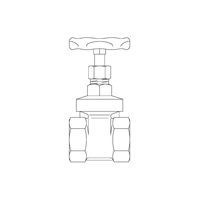 Oventrop OV Muffenschieber Hygate ATR PN 25, Rotguss DN 50, R 2Zoll IG Oventrop OV Muffenschieber Hygate ATR PN 25, Rotguss DN 50, R 2Zoll IG