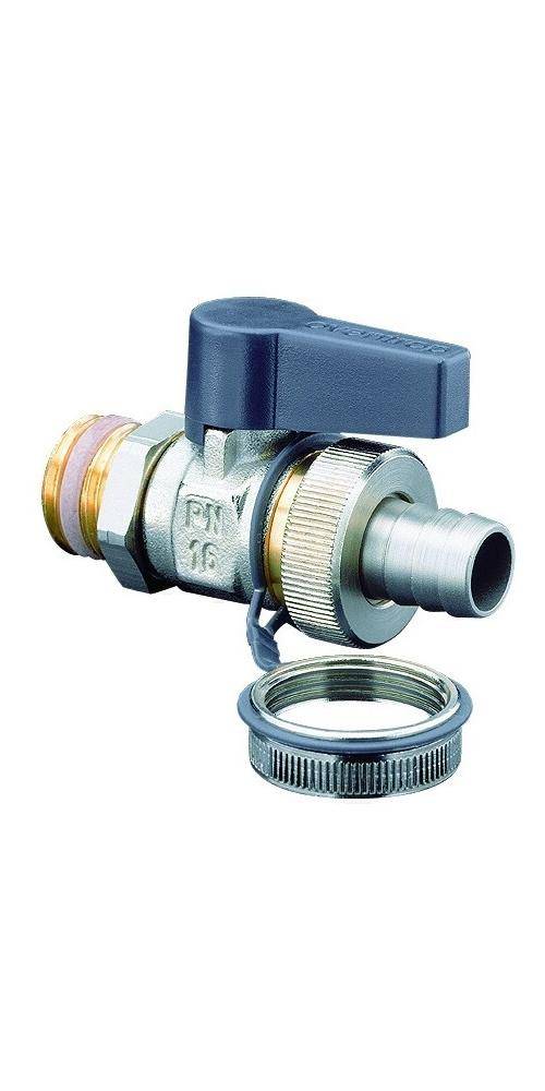 Oventrop OV Kugelhahn Optiflex Messing vernickelt, PN 16 DN 15,
