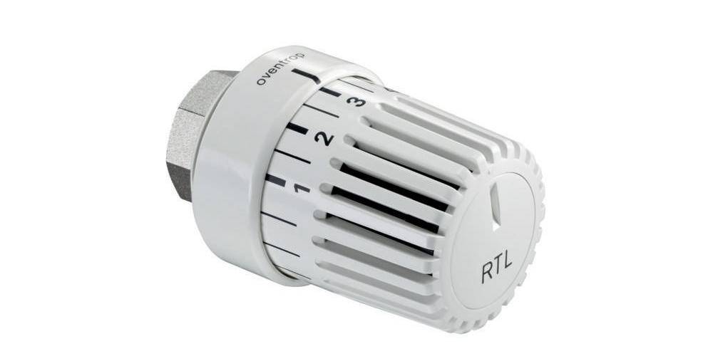 Oventrop Thermostat Uni RTLH weiß, Sollwert 10-40 °C