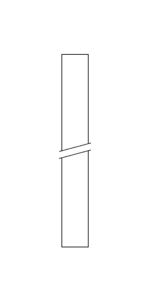 Oventrop OV Stahl-Verbindungsrohr verchromt 15x560mm lang