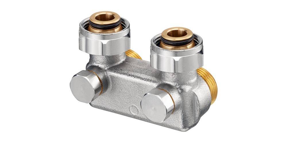 Oventrop Umlenkstück Umlenkstücke mit Absperrung, Winkeleck,