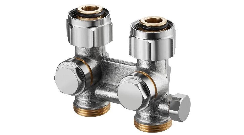 Oventrop Absperrverschraubung ZBU Multiflex F 3/4Zoll ÜM x 3/4Zoll AG