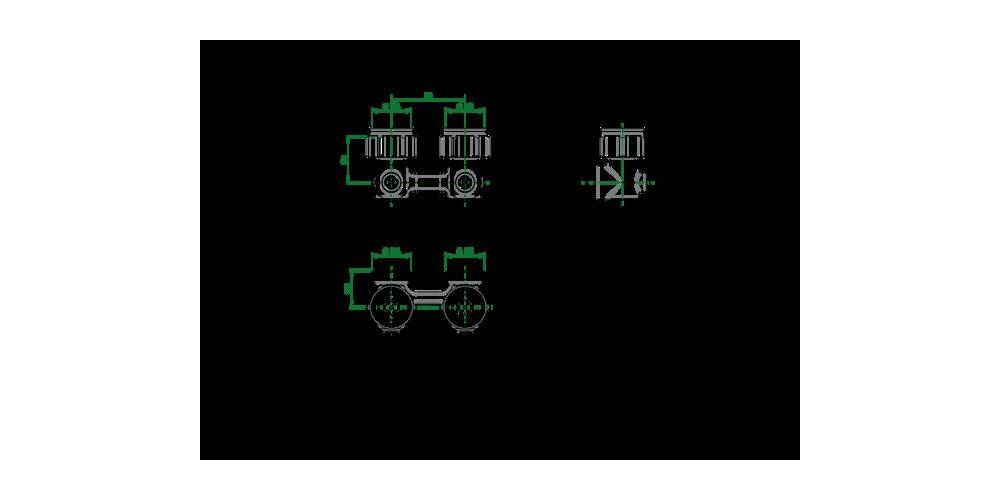 Oventrop Absperrwinkelverschraubung ZB Multiflex F 3/4Zoll ÜM x
